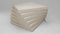 Rollmayer 6er Set Stuhlkissen wasserdicht und regenfest Stuhlauflage Sitzkissen Sitzpolster Auflage für Stühle in Haus und Garten Kollektion Velvet (Beige 104, 40x40x4cm)