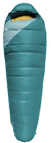 Kelty Cosmic 20 Degree 550 Down Fill Sleeping Bag for 3 Season Camping, Premium Thermal Efficiency, Soft to Touch, Large Footbox, Compression Stuff Sack (Women’s)