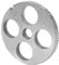 Wolfcut Inox Lochscheibe Gr. 5-16,0 mm Bohrungen – Kompatibel/Ersatz mit alle gängigen Fleischwölfe Größe 5 – z.B.: Bosch MUM4/MUM5 - Alexanderwerk Größe 5 – Jupiter Größe 5 und viele mehr.