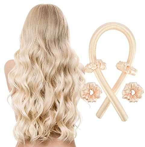 Guillala Silk Hair Curler Kit - Heatless Curler, Heatless Curling Ribbon, Soft Headband Wave Formers Haarlocker DIY Hair Styling, für Frauen Mädchen von Zuhause