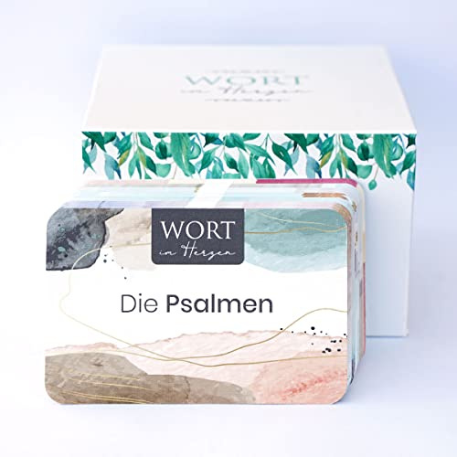 Aus Gnade Bibelverse Kärtchen Wort im Herzen – Die Psalmen · Bibelvers-Lernkarten mit Geschenkbox · Bibelverse Karten zum Lernen · christliche Geschenke