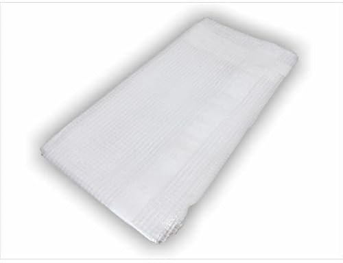 Gitterabdeckplane ca. 250g/m² transparent Gitterfolie Gewebeplane Gitterplane Größe 4 x 6 m (2,25€ / m²)