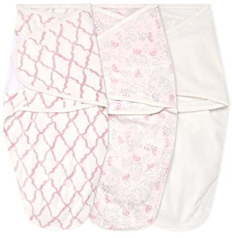 aden + anais™ Essentials 100% Velboa Easy Swaddle™ Pucksack 1,0 TOG 3er-Pack Arts and Crafts Minky (0-3 Monate)