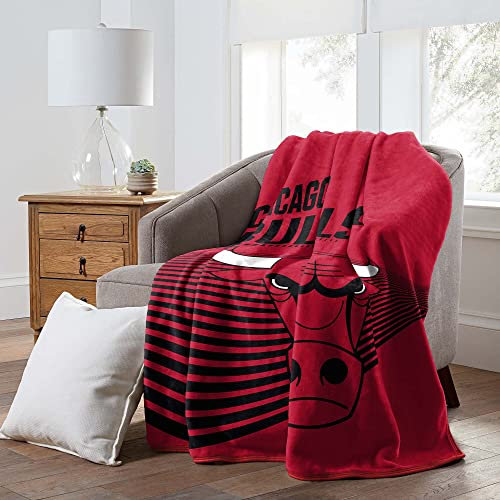 NORTHWEST NBA Chicago Bulls Raschel-Überwurfdecke, 152,4 x 203,2 cm
