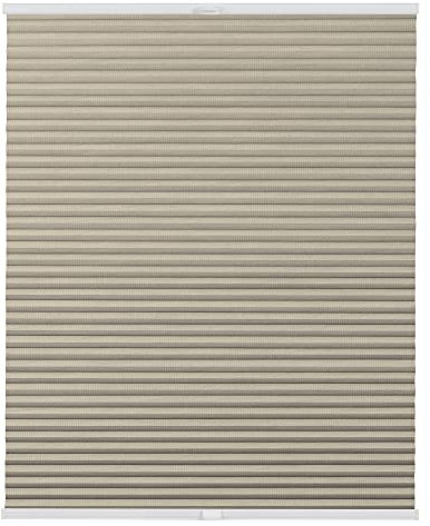 Lichtblick Wabenplissee Klemmfix, ohne Bohren, verspannt, Verdunklung - Beige 40 cm x 100 cm (B x L)