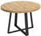 DEKIT GRUPO RIMOBEL Duna Mesa de Comedor Redonda, Melamina, Nordic, 75x120 cm