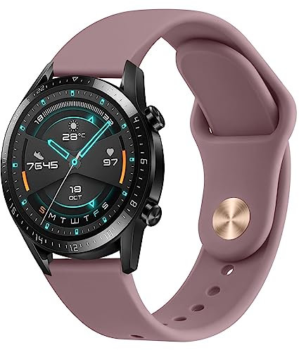 Oumida Armband für Huawei Watch GT 3/4/Pro 46mm - 22mm Silikon Sportarmband für Herren und Damen - Kompatibel mit GT 2/2e