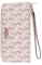 GUESS Damen Laurel Large Around Zip Wallet Wristlet Clutch Sand Logo Einheitsgröße