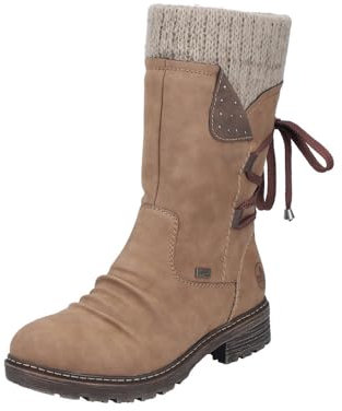 Rieker Damen Z4773 Stiefeletten, braun 24, 41 EU