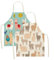 Canzoon Delantal niño, 2 Piezas Alpaka Kinderschürze Ideal para los pequeños ayudantes en la cocina Delantal infantil para los amantes de la cocina