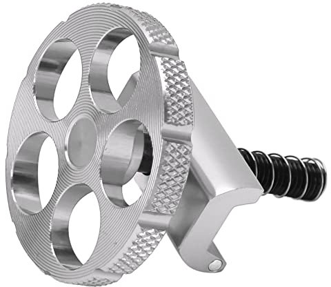 Aluminum Hingle Clamp C Buckle,CNC Integrated Material Tightly Fit & Easy to Rotate for Folding (Silver)