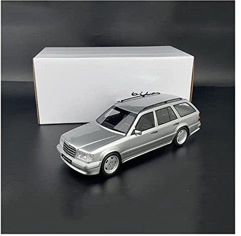 EMRGAZQD Motorfahrzeuge Replika Auto 1:18 Diecast Für Benz S124 AMG E36 Harz Kombi Simulation Auto Modell Sammeln Ornamente Originalgetreue Nachbildung