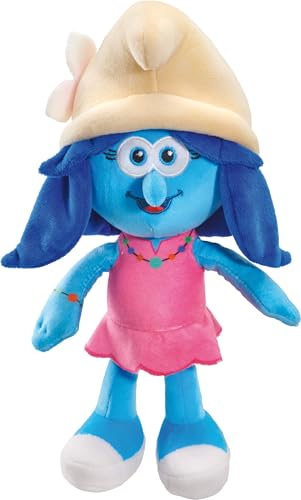 Schmidt Spiele 42285 Die Schlümpfe, Schlumpfblüte, 27 cm Plüschfigur