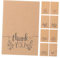 CANIGHT Dankeschön-postkarten 16 Sets Papierkarten Für Schönheitssalons Boutiquen Elegantes Design