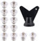 Gosknor 12pcs Football Cleats Screw on Studs, Football Cleats Studs Metal Soccer Shoe Studs Rugby Boot Studs Replacement Football Cleat Spikes for Adults Sports Training
