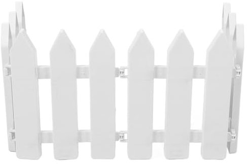 Mikikit 4stücke Teiliges Aus Gartenzaun Dekorativer Rasenrand Für Garten Und Landschaftsgestaltung Stabil Und Leicht Zu Montieren Für Pflanzenbeete Und Hofgestaltung