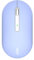 APM Kabellose Leise Maus, Bluetooth- oder 2,4-GHz-Empfänger-Modus, 3 Tasten, Tragbar, Batterie Inklusive, Kompatibel mit PC, Handy, Tablet, Windows, macOS, iPadOS, Android, Chrome, Violett, 571176