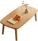Couchtisch aus Massivholz, moderner rechteckiger klappbarer Wohnzimmertisch aus Eiche, stilvoller Beistelltisch für Heimdekoration, vielseitiges und platzsparendes Design