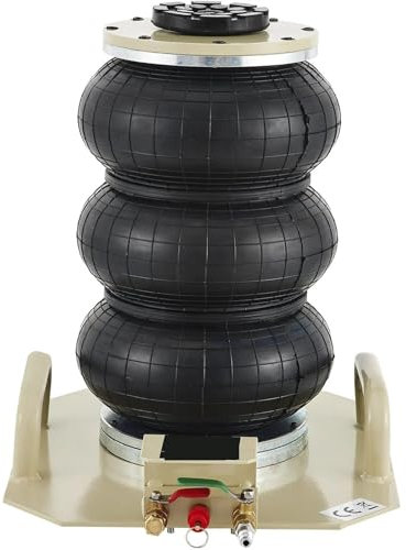 Hydraulischer Wagenheber, Air Jack, 3 Tonnen Doppel-Air-Jack, Air-Jack-Hebebühne Bis Zu 15,75 Zoll, 3-5 Sekunden Schnellhub-Air-Jack for Autos Mit Kurzer Hand Für die Fahrzeugwartung zu Hause und in d