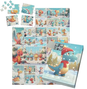 puzzleYOU: Puzzle-Adventskalender | „Dino-Weihnachten und andere Winterwunder“
