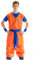 CoolChange 3-teiliges Cosplay Kostüm von Son Goku mit GO Zeichen | Größe: S