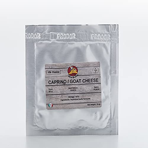 Caprino Fresco 10g – Kultur für Ziegenfrischkäse – Für 20L Milch – Italienische Käsekultur von Cheese