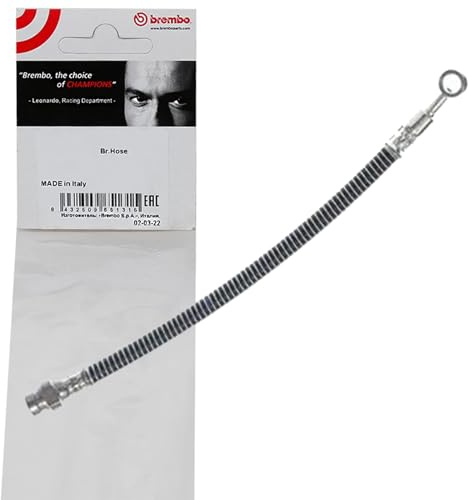 BREMBO Bremsschlauch T30106 Länge: 299mm, | Kompatibel mit: HYUNDAI i10 I, i10 II, KIA PICANTO I, PICANTO II
