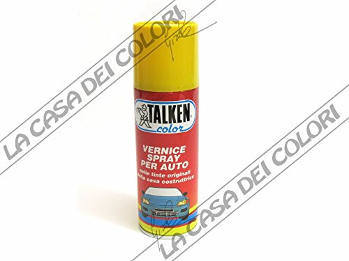TALKEN - SPRAY - 200 ml - TINTE AUTO NITROACRILICHE - FIAT - 649 grigio quarz met