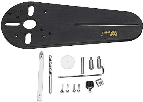 FEVERWORK Circle Cutting Jig for Bosch Makita Electric Hand Trimmer Wood Router Woodworking - B