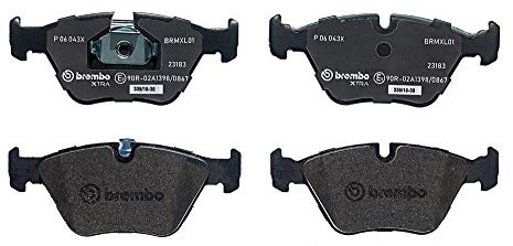 Brake pad set, disc brake brake Xtra Line Brembo front P 06 043X brake pad set brake system