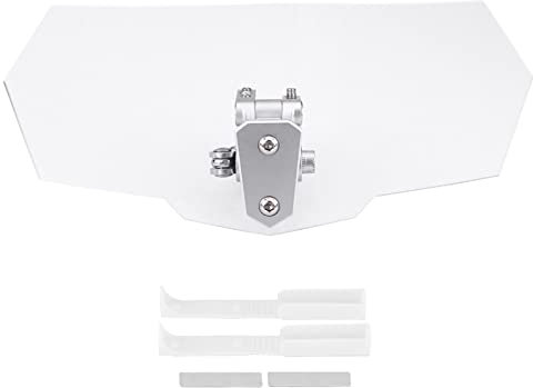 Motorrad Windabweiser, Qiilu Windschild aufsatz Motorrad 27x12x4.4cm windschild Motorrad Universal