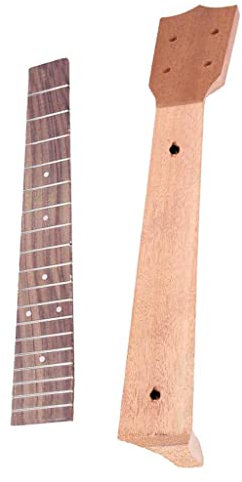 Perfeclan Palisander Griffbrett Palisander Ukulele Griffbrett & holz Hals für 21 23 26 Ukulele Neck Griffbrett, DIY Musical Instrument, 26 zoll