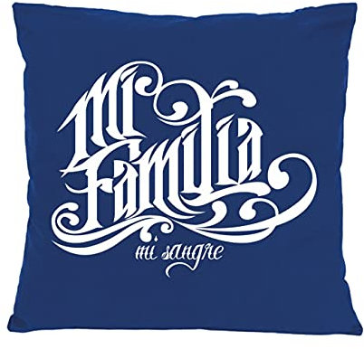 Spaß Kostet Kissen mit Spruch und Füllung Dekokissen La Familia FCK Mi Familia mi Sangre