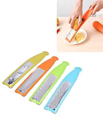 EVTSCAN zesteur de légumes en acier inoxydable zesteur râpe à fromage tranche de nourriture râpe déchiqueteuse de pommes de terre pour la cuisine