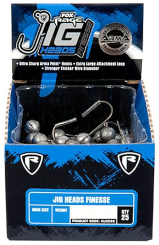 Fox Rage Jig Head Bulk - 25 Jigköpfe, Größe/Gewicht:Gr. 3/0 / 10g