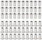 Hejo 60 Piezas Tuercas Remachables M5, Tuercas de Cabeza Plana de Acero inoxidable 304, Inserto Roscado, Tuerca Roscada para Remaches Roscados, Remachadora