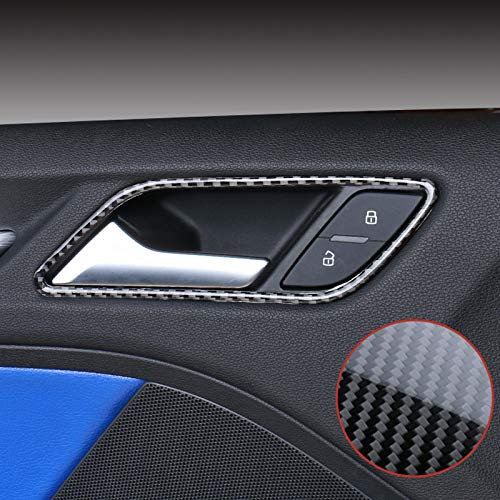 per A3 8V S3 RS3 2014-2019, Cornici dei Maniglia in Carbonio 4 pezzi