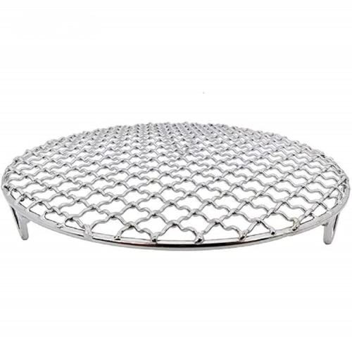 Mehrzweck-Grillrost, Edelstahl, rund, Draht, Dämpfen, Backen, Kühlrost, Backofen, Grillblech