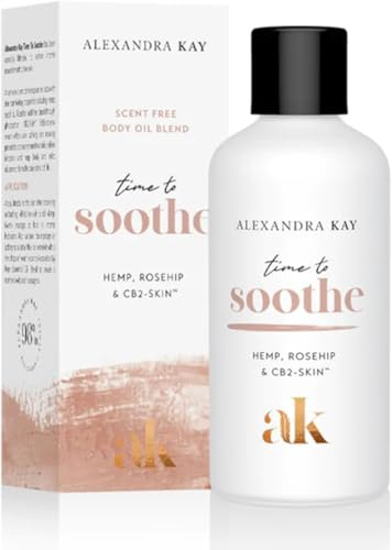 Green People Alexandra Kay Time to Soothe, 100ml | Body Oil, Natural and Organic Massage Oil, Vegan and Cruelty Free, With CB2-Skin Biofunctional