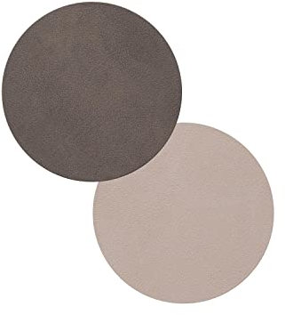 Lind DNA Glasuntersetzer Circle wendbar Caviar/Clay Brown 991791