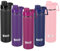 SHO Stainless Steel Sports Water Bottle - Leak Proof, BPA Free, No Sweat, Vacuum Insulated Double Walled Metal Flask - 12 Hours Hot 24 Hours Cold (660ml Very Berry)