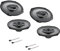 Superauto hi-fi Kit 4 Casse 6 x 9 pollici ovali ellittici Compatibile con Jeep Renegade con Cavi Altoparlanti x690 ANTERIORE e POSTERIORE