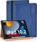 Vkooer Custodia per iPad 10.2 pollici 9/8/7 Generazione - iPad Air 3/Pro 10,5 Cover Protettiva Pelle PU con Auto Svegliati/Sonno e Supporto Funzione Flip Tasca Case - Blu