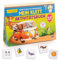Montessori Spielzeug Buch für Kinder ab 16-24 Monaten, Quiet Book Lernspiel mit Klett-Sticker Funktion. Beschäftigung Busy Book für Mädchen und Jungen, das Spielzeug und Buch in einem vereint