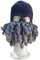 LARUISEE Octopus-Sturmhaube, Strickmütze, Oktopus-Mütze, lustige Sturmhaube, Oktopus-Maske, Halloween-Sturmhaube, Krake
