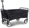 OTUEGFGFD Bollerwagen, Trolley Geländewagen Handwagen Faltbarer Handwagen mit Fußbremse Steefolding Transportwagen Klappbarer Gartenwagen/Q