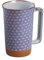 TEA SHOP - Mug Uki Jumbo Hoshi Blue - Taza artesanal de porcelana original de Japón con motivos estelares