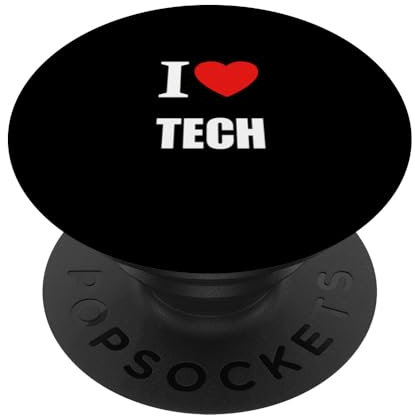 J'aime les nouvelles technologies et tendances Gadgets PopSockets PopGrip Adhésif