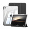 ZOYU Hülle für iPad Air 11 Zoll M3/M2 (2025 2024), iPad Air 5 4 (2022/2020 5./4. 10,9 Zoll), 2-in-1 Abnehmbare Abdeckung mit Schiebeschublade, Weiche Seiten und Transparente Harte Rückseite, Schwarz