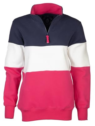 Rydale Ladies Country Sweatshirt Embroidered Women's Sweater Striped Women